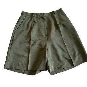 Vtg Moda Spiegel Women's 12 Green Walking Shorts